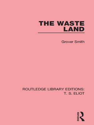 cover image of The Waste Land